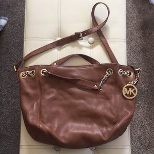 Michael Kors brown/tan purse
